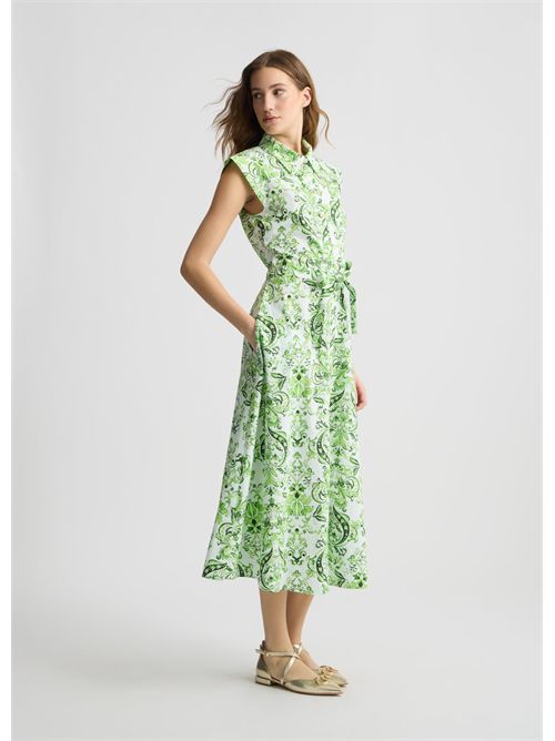 dress woman green LIU JO | WA5357T4853/M9530